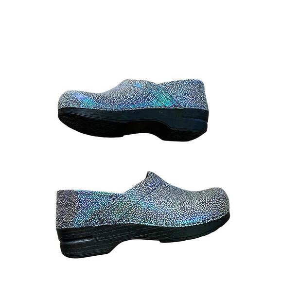 Dansko Clog Nurse Shoes Womens Size Size EU 34 Iridescent Slip On Comfort - Picture 14 of 16
